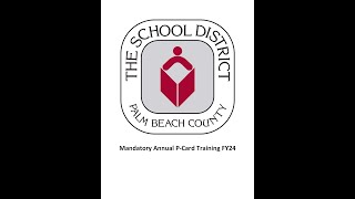 P Card Mandatory Training FY24