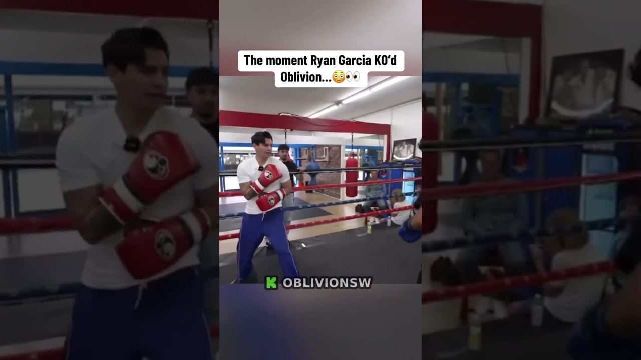 The moment Ryan Garcia KO’d Oblivion 😳👀 