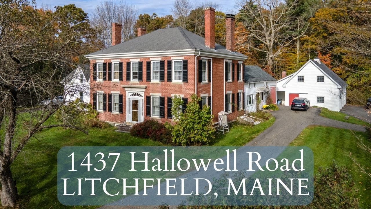 Charming Historic 1800's Home, Litchfield, Maine - SOLD