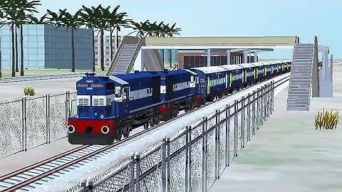 Train Sim - Indian Train WDM-3A in Las Vegas
