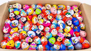 ASMR DISNEY SQUISHY Mystery Toys UNBOXING | Unpacking So Many Surprise Egg and Kinder Joy screenshot 3
