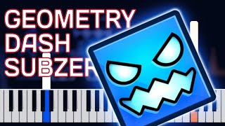 Geometry Dash SubZero Press Start Piano