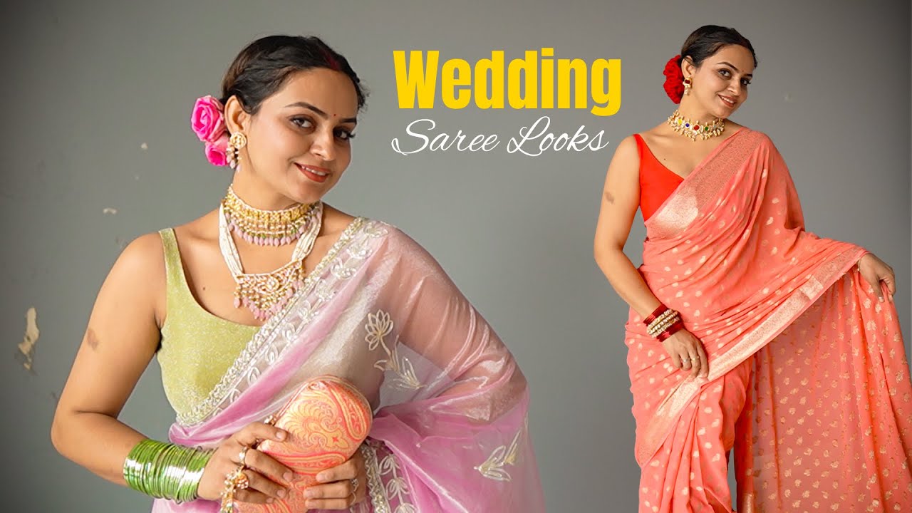 Myntra Wedding Saree Looks