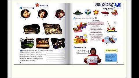 Get Smart Plus year 3 english : Module 9 sing a song, The Holiday