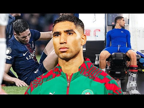 شاهد تطورات إصابة أشرف حكيمي ومدة غيابه عن اللعب والمشاركة في كأس أمم إفريقيا المقامة في المغرب