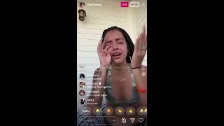 Malu Trevejo Crying On Ig Live Because She Finds Out Her Dad Is Not Her Real Dad
