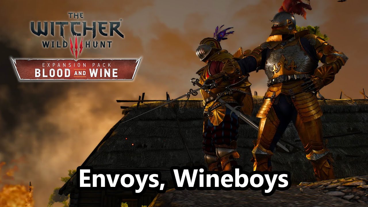 The Witcher 3: Envoys, Wineboys (Part 1) [B&W]