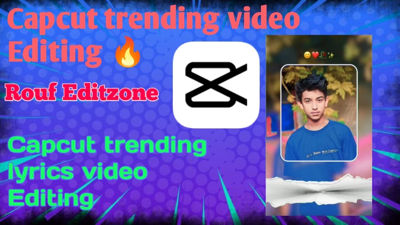 Capcut trending lyrics video Editing|Rouf Editzone 
