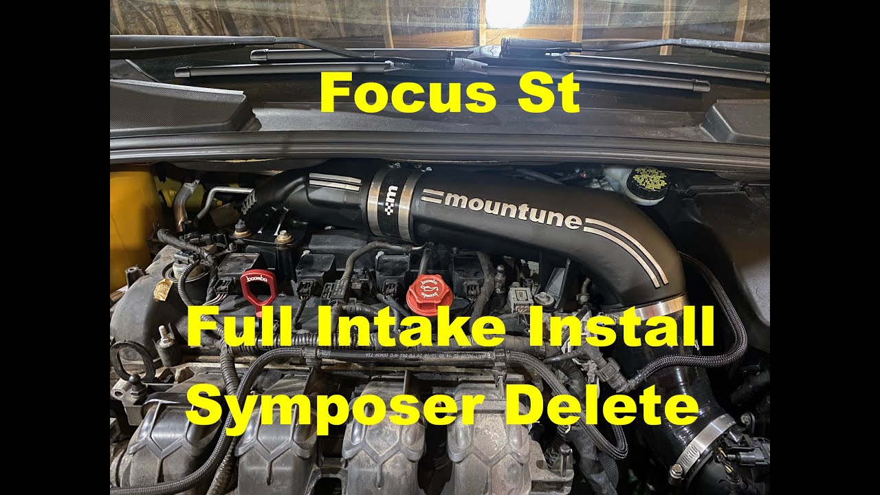 Focus ST Mountune Full Intake Install & Boomba Symposer Delete Install