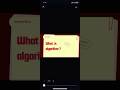 What is algorithm?#shorts#coding #comment #study #youtubeshorts