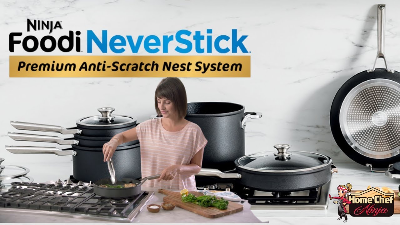 Ninja Foodi Pots and Pans NeverStick Cookware (Oven safe to 500°F ) YouTube