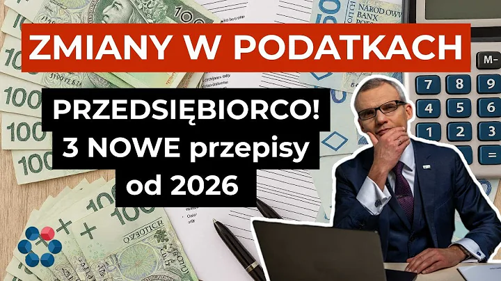 3 ZMIANY PODATKOWE od 2026 roku, o których MUSISZ wiedzieć!