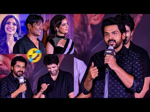 Hero Karthi Speech at Sardar 2 Pre-Release Telugu Event | TFPC