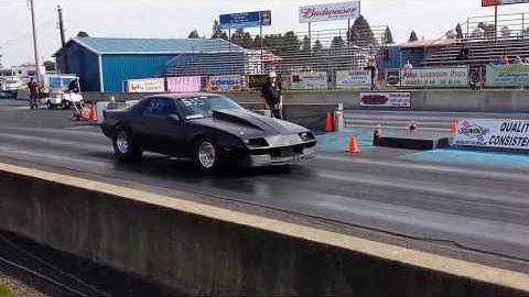 Damn fast! 137MPH. 1982 Camaro Drag and street car 383 stroker running 9.88