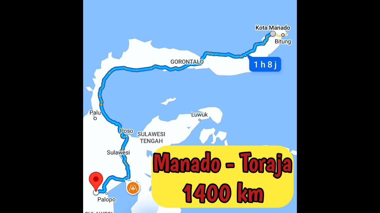 SENSASI JALUR DARAT (BUS) MANADO - TORAJA JALUR DARAT (BUS) || MAKNYOSSS !!!