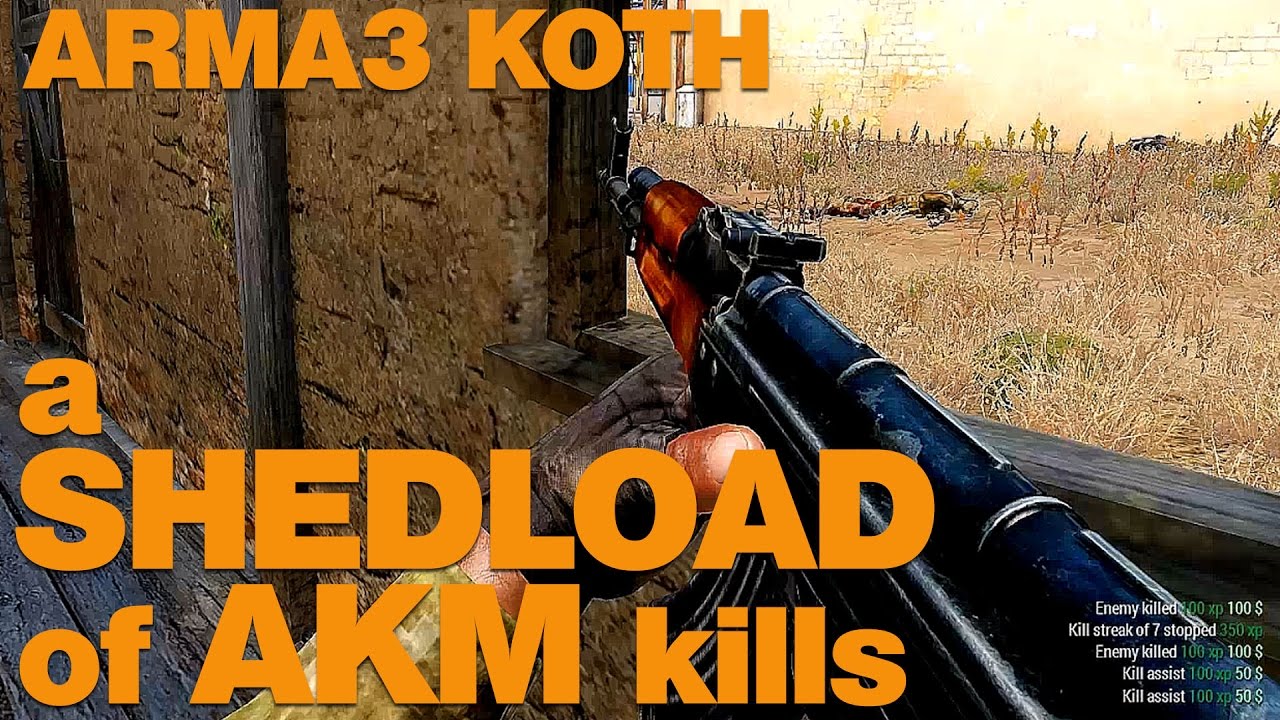 ARMA 3 King Of The Hill - AKM - A 'Shedload of kills' - 1st person 1440p