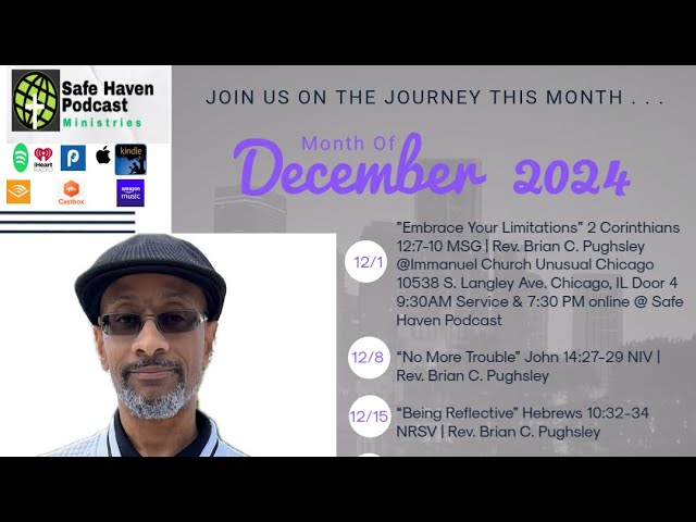 Safe Haven Podcast December 2024 Lineup