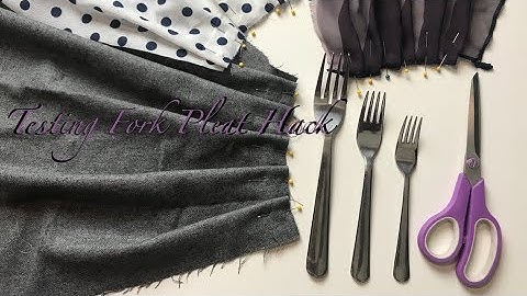 Testing Fork Pleat Hack
