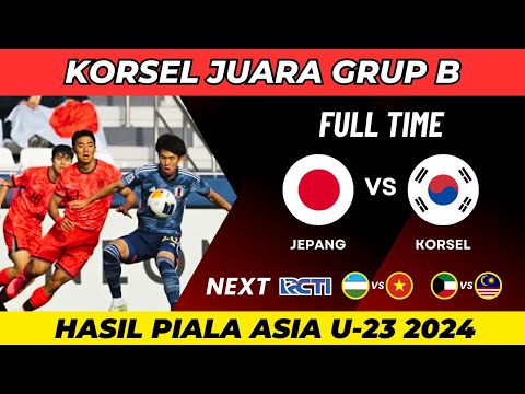 Hasil Piala Asia U23 2024 - Jepang vs Korea Selatan U23 - Klasemen Piala Asia U23 Qatar 2024 Terbaru