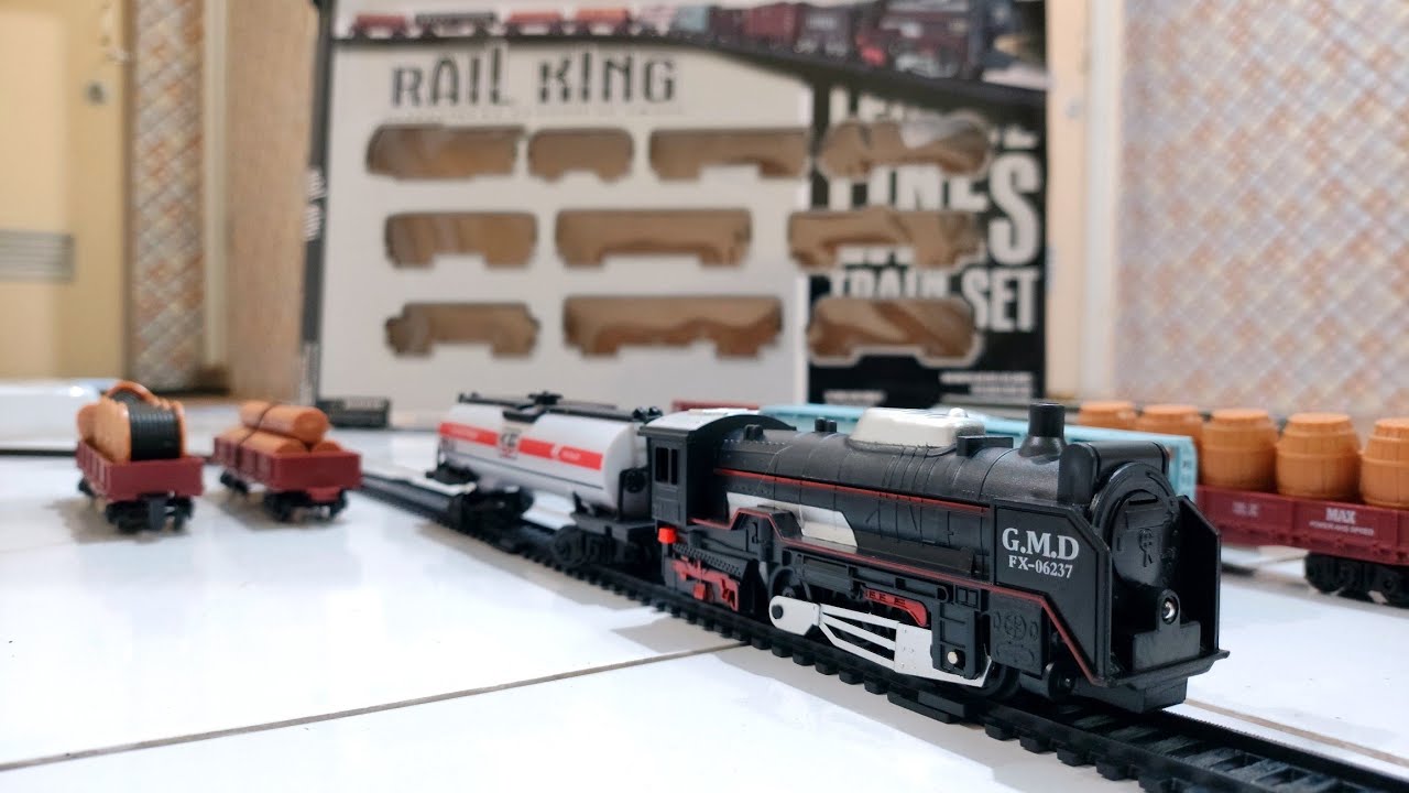 CLASSIC STEAM TRAIN UNBOXING / ASMR / RAILCAR SERIES / RAIL KING SERIES / MINIATURE ART