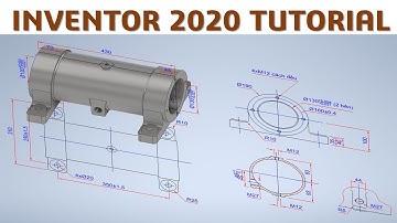 Inventor 2020 Tutorial #171 | 3D Modeling Basic Beginners form file AutoCAD DWG | CADCAM TUTORIAL