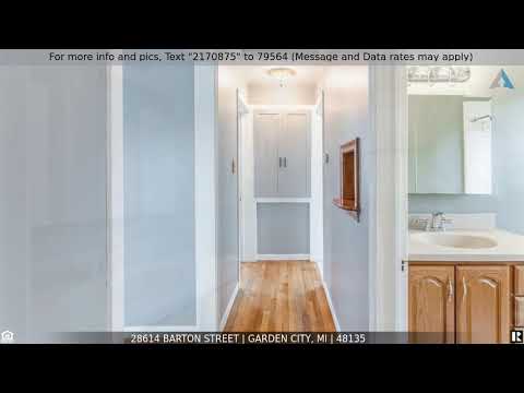 28614 BARTON Street, Garden City, MI home video tour