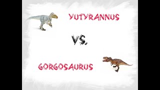 Dinosaur Battle 3 Yutyrannus Vs Gorgosaurus