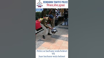Police se bachane wala helmet VS Jaan bachane wala helmet