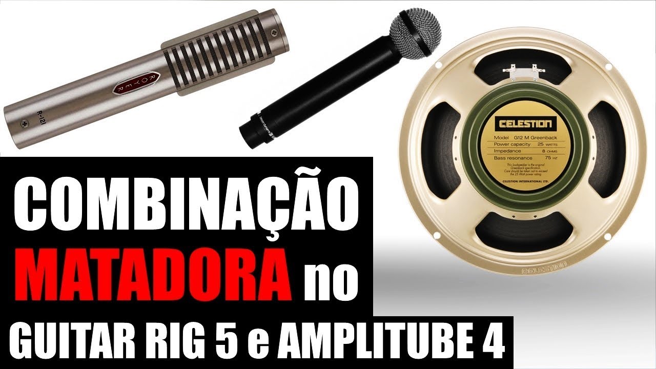 Beyerdynamic M160 - Royer R121 - Celestion Greenback | COMBINAÇÃO MATADORA para ROCK/METAL