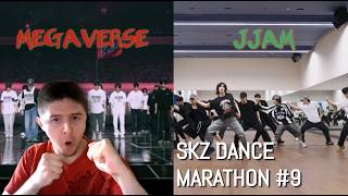 GO CRAZY! Stray Kids "MEGAVERSE" + "JJAM" Dance Practice Reaction
