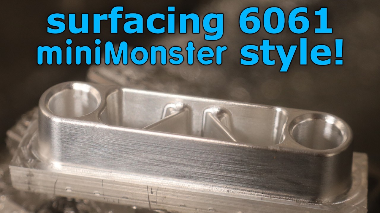 lemontart 33metal | Short Crusts ep 3 – 6061 aluminium high speed surfacing | miniMonster CNC