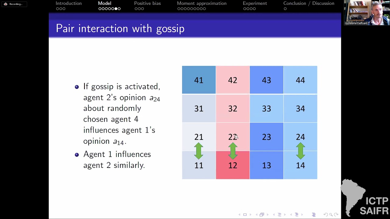 Workshop on Sociophysics- Guillaume Deffuant, Fabiano Ribeiro, Ariel Salgado, Arkadiusz Jedrzejewski
