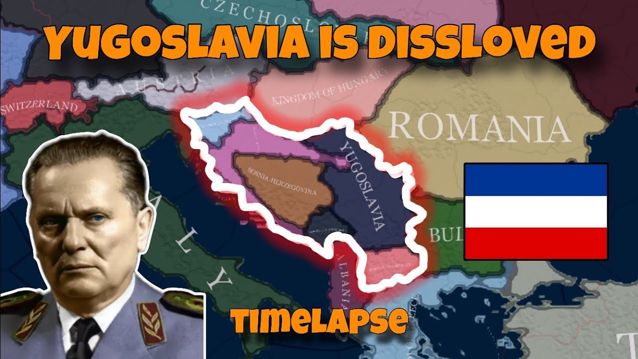 What if Yugoslavia was dissolved? Hoi4 Timelapse YouTube