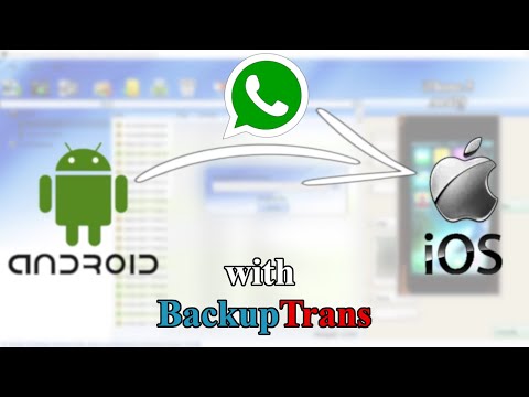 [Tuto-Tech] Smartphone data transfer - Whatsapp chats from Android to iOS with BackupTrans & a PC