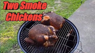 Two Smoked Chickens