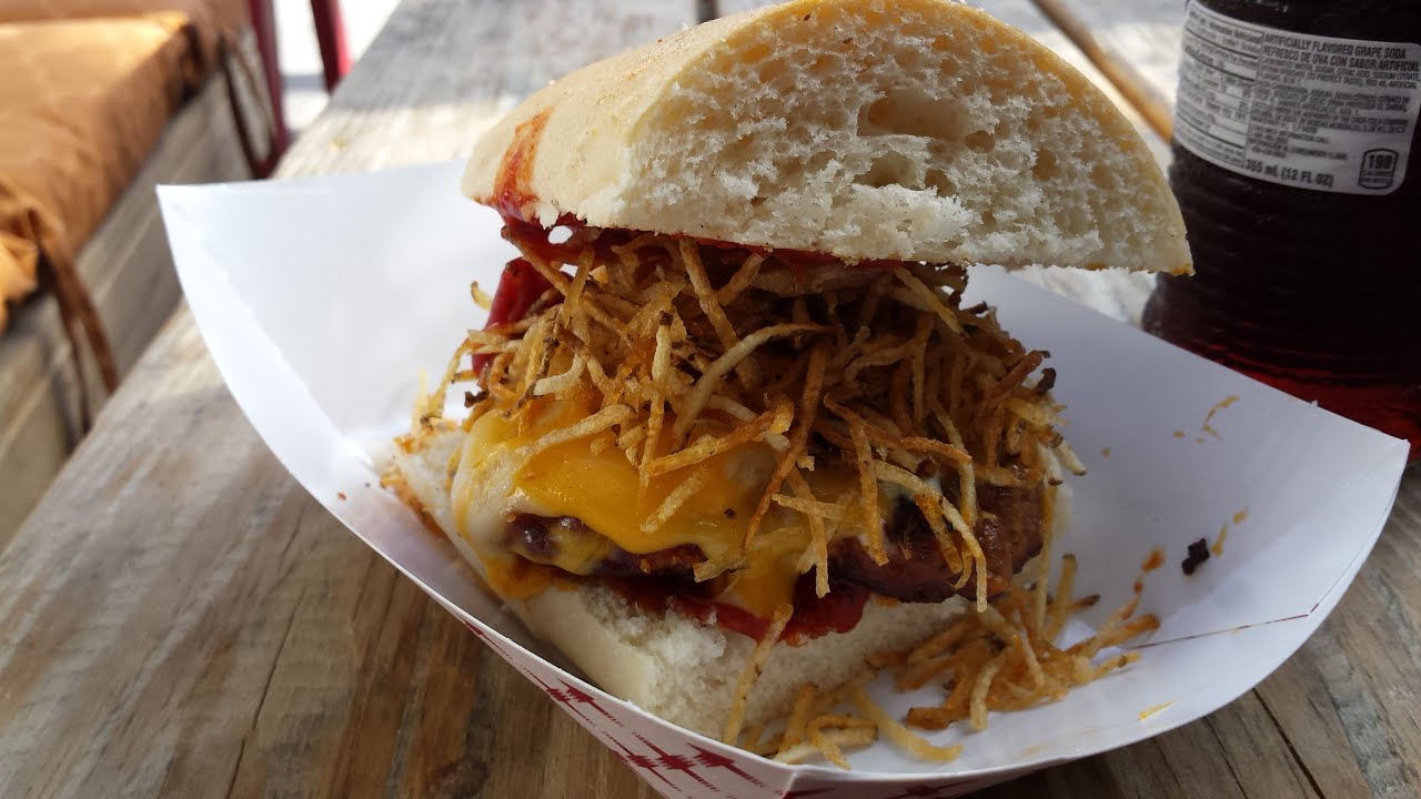 Key West Tasty Eats on a Budget (Frita's Cuban Burger) YouTube