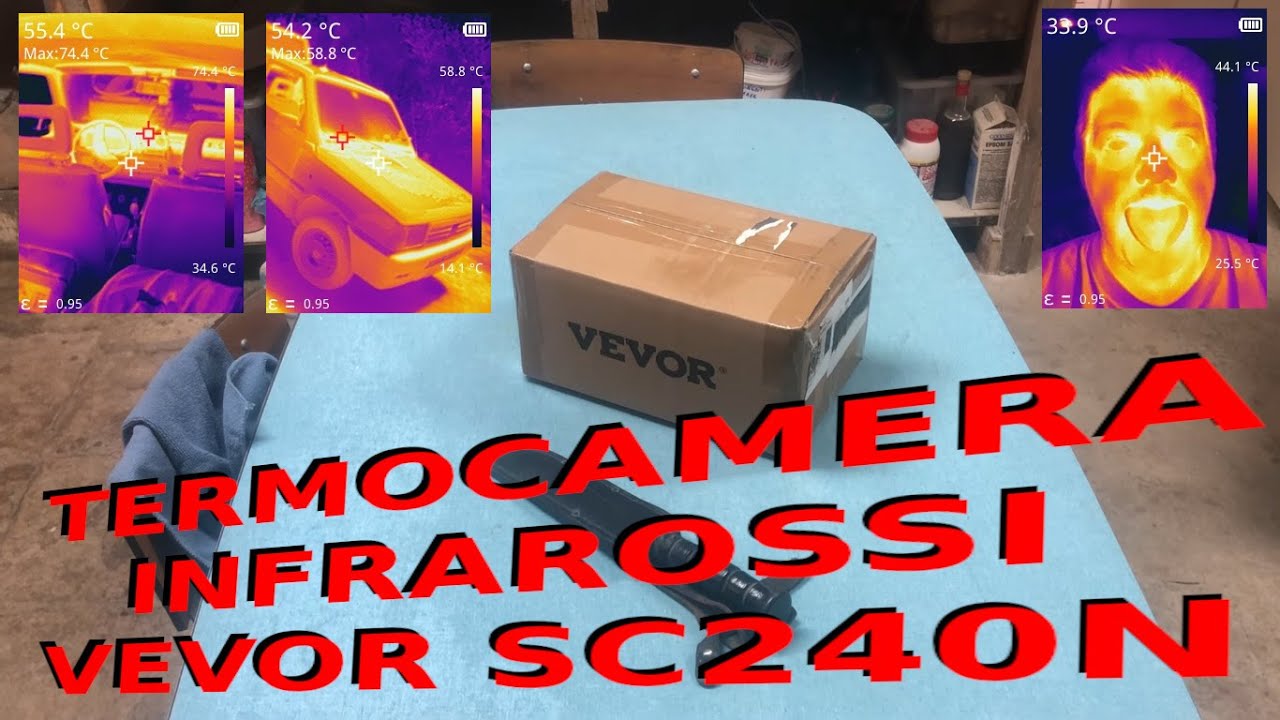 VEVOR Termocamera ad infrarossi SC240N Infrared Thermal Camera: unboxing, test, prove e recensione!