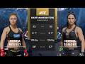EA Sports UFC 6 Gameplay Ronda Rousey vs Norma Dumont