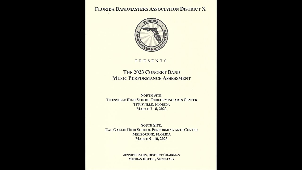 Merritt Island High School 2023 Concert MPA (6:45pm)