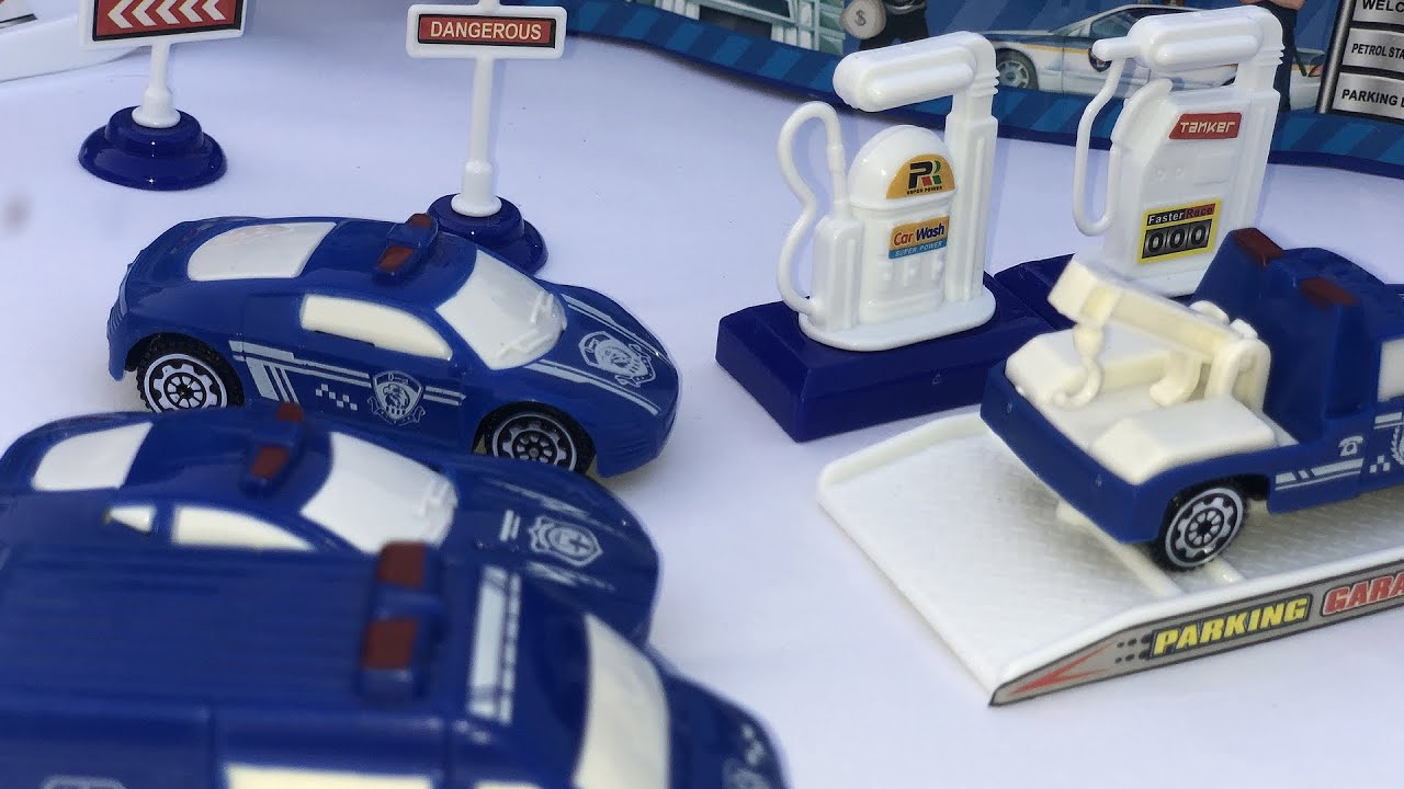 Unboxing My City Police Headquarter Toys Set with Car Parking Smart