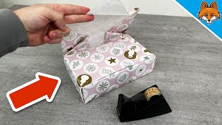 Secret of Wrapping Gifts without Tape(Mind Blowing Trick)