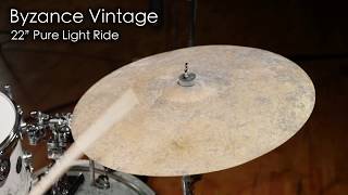 Meinl Cymbals B22VPLR Byzance 22" Vintage Pure Light Ride Cymbal