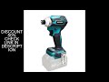 4-Speed Electric Cordless Impact Driver Brushless Rechargeable 1/4-Inch Hex Impact Wrench For Makita