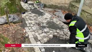 Vsetín Chodník Panskou Zahradou Na Sychrov Je Po Rekonstrukci Otevřen