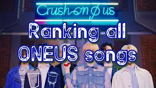 Ranking All 35  By Oneus updated  Link In Description december 2020