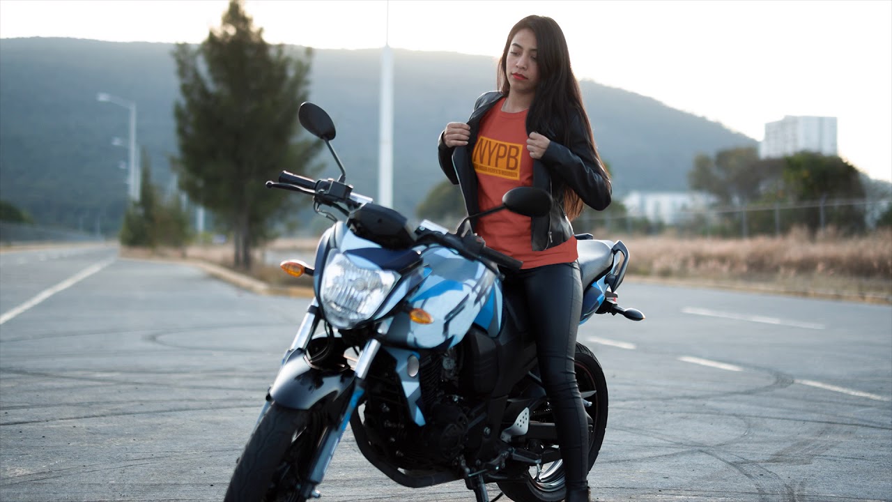 NYPB Motorcycle Girl YouTube