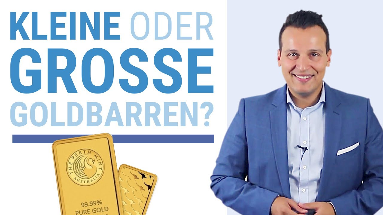 Goldbarren kaufen ⭐ Welche sind besser? ⭐ Kleine oder große Barren? 