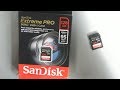 SanDisk Extreme PRO SDXC Memory Card - Performance Test