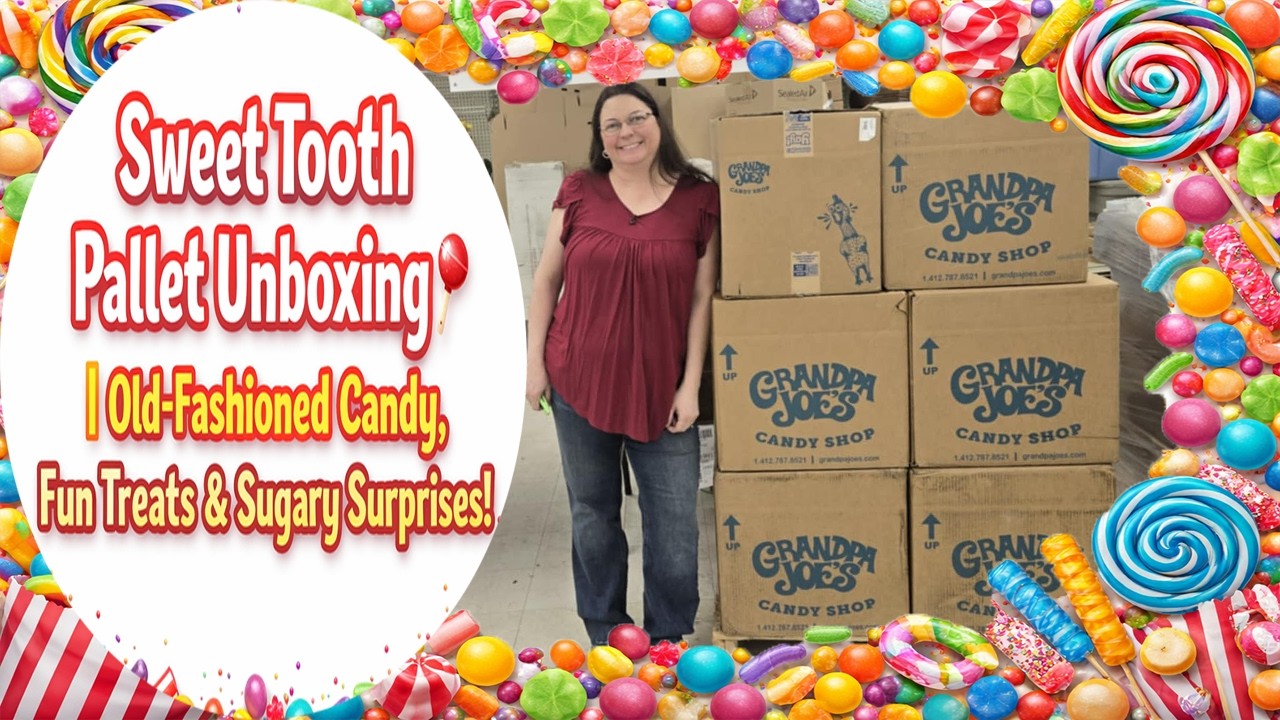 Sweet Tooth Pallet Unboxing 🍬 | Old-Fashioned Candy, Fun Treats & Sugary Surprises!