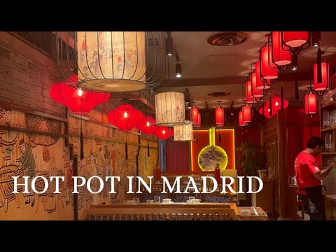 with friends/hot pot in MADRID